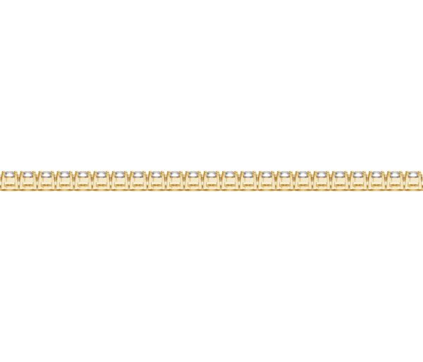 Lab Grown Round Diamond Tennis Bracelet in 14k Yellow Gold (2 cctw F/G  VS2/SI1) - Image 3