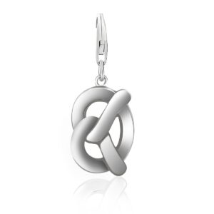 Sterling Silver Pretzel Charm