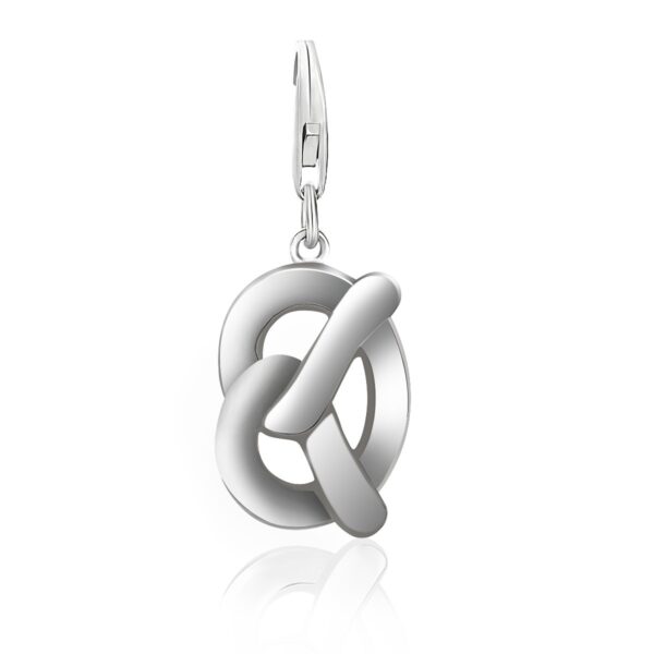 Sterling Silver Pretzel Charm