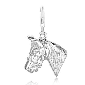Sterling Silver Horse Head Charm