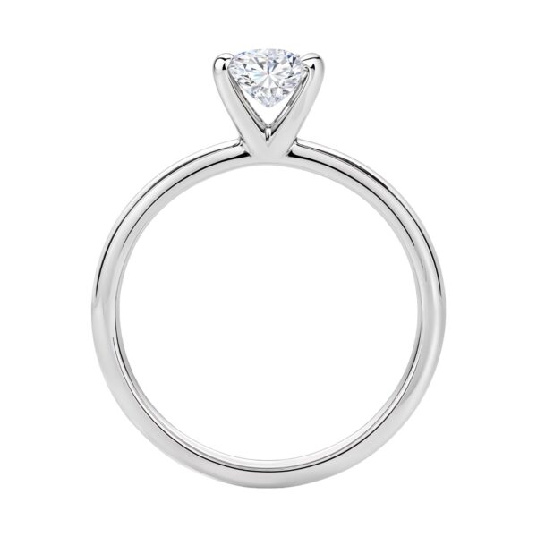 1 Carat Princess Lab Grown IGI G/VS1 Diamond Solitaire Ring in 14K White Gold - Image 5