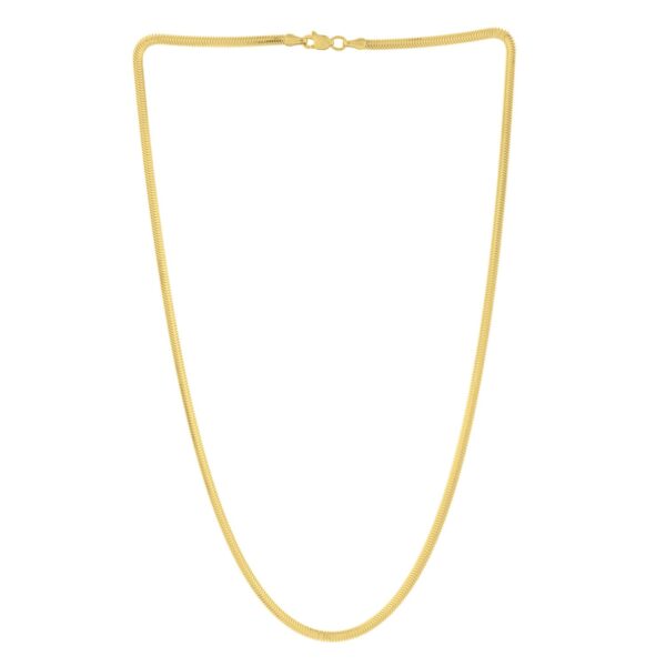 14K Yellow Gold Oval Snake Chain (2.60 mm) - Image 2