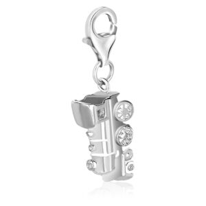 Sterling Silver Train Engine Charm