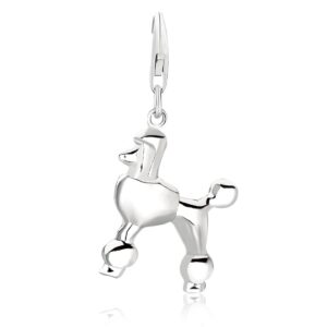 Sterling Silver Poodle Dog Charm