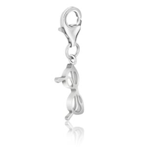 Sterling Silver Eyeglasses Charm