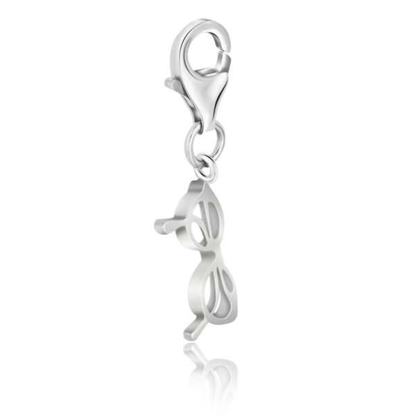 Sterling Silver Eyeglasses Charm