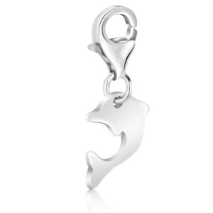 Sterling Silver Dolphin Charm