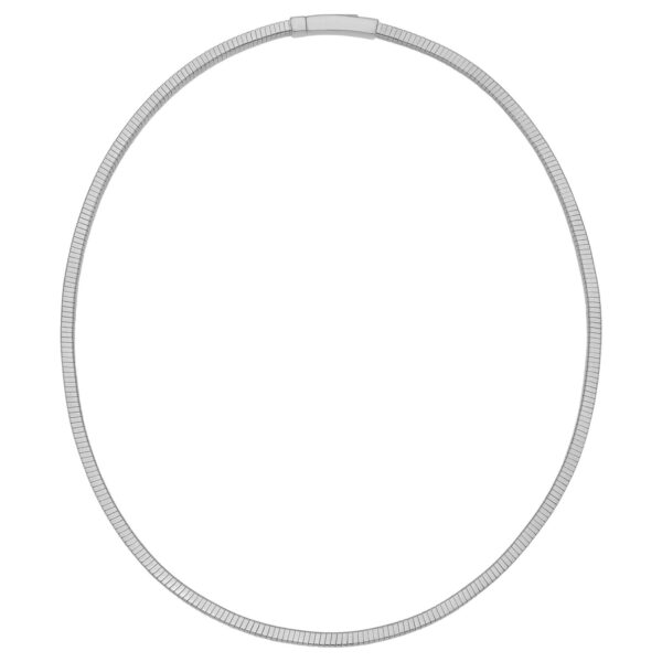 Sterling Silver Cubogas Chain Necklace - Image 2