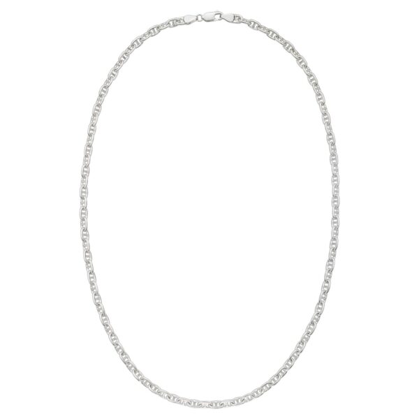 Sterling Silver Anchor Chain Necklace (5.50 mm) - Image 2