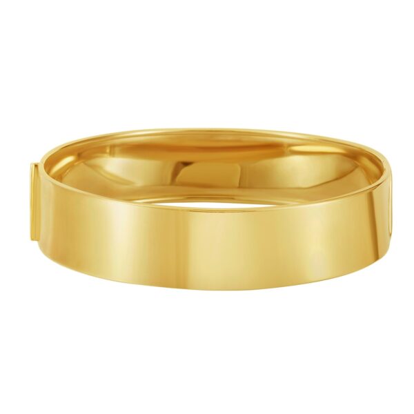 Designer Medium Width Bracelet in 14K Yellow Gold (14.50 mm) - Image 2
