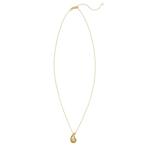 Stylish 14K Yellow Gold Paperclip Chain Necklace - Image 2