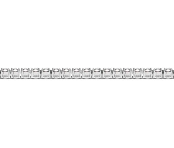 Lab Grown Round Diamond Tennis Bracelet in 14k White Gold (7 cctw F/G  VS2/SI1) - Image 3