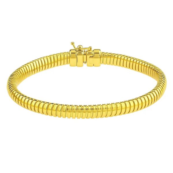 Tubogas Bracelet  in 14K Yellow Gold (5.00 mm) - Image 2