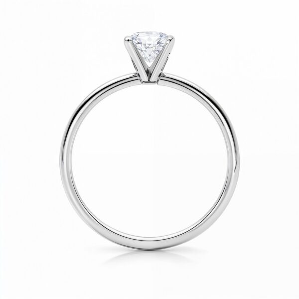 1 1/2 Carat Radiant Lab Grown IGI G/VS1 Diamond Solitaire Ring in 14K White Gold - Image 5