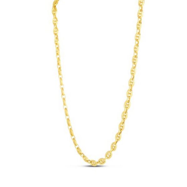 14k Yellow Gold High Polish Mariner Link Chain (5.40 mm) - Image 3