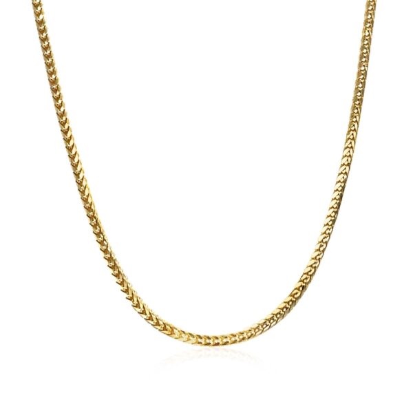 18k Yellow Gold Franco Chain  (1.60 mm) - Image 2