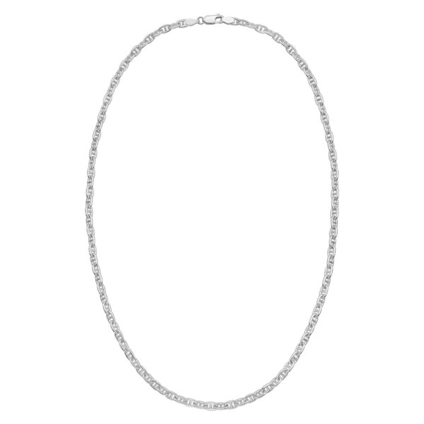 Sterling Silver Anchor Chain Necklace (4.30 mm) - Image 2