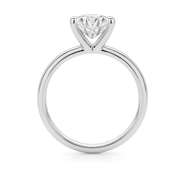 2 Carat Princess Lab Grown IGI G/VS1 Diamond Solitaire Ring in 14K White Gold - Image 5