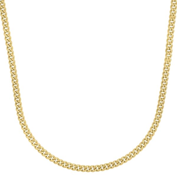 14k Yellow Gold Light Gourmette Chain (4.10 mm) - Image 2