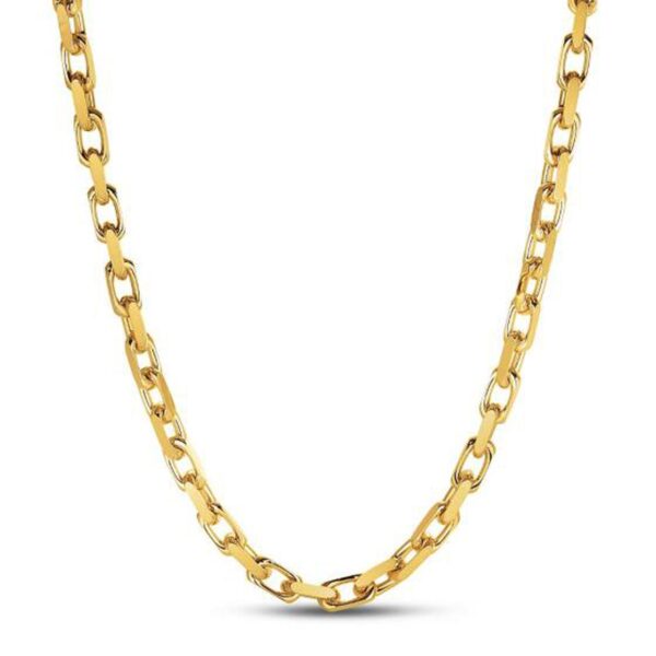 14k Yellow Gold French Cable Link Chain (6.1 mm) - Image 2
