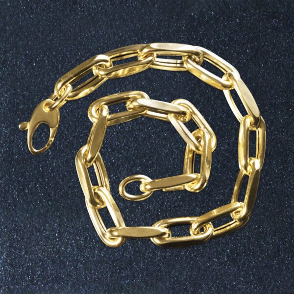 14k Yellow Gold French Cable Link Bracelet  (6.00 mm) - Image 4