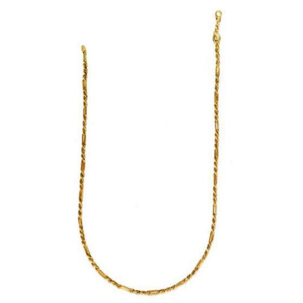 14k Yellow Gold Figa Rope Chain (3.00 mm) - Image 2