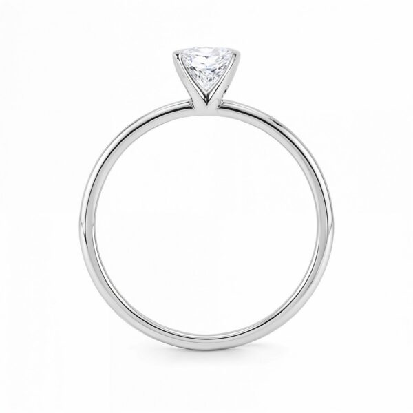 1 Carat Radiant Lab Grown IGI G/VS1 Diamond Solitaire Ring in 14K White Gold - Image 5