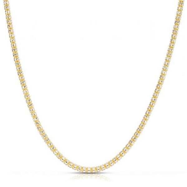 Ice Barrel Chain in 14k Yellow Gold (3.14 mm) - Image 2
