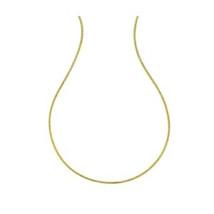14K Yellow Gold Sparkle Spring Chain Necklace (1.90 mm)