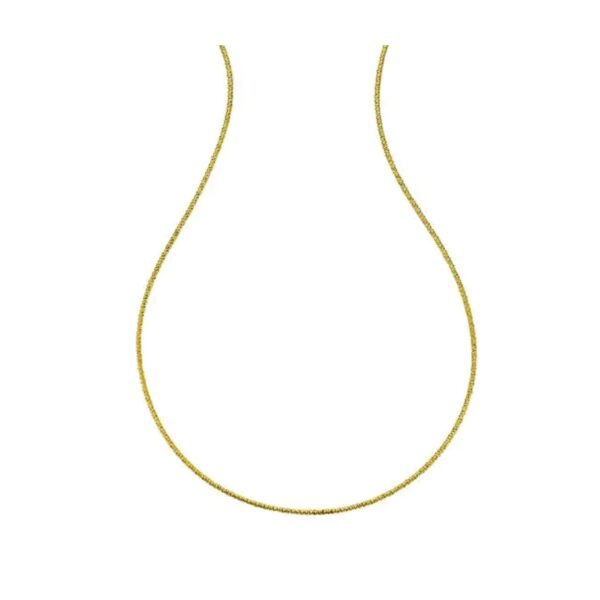 14K Yellow Gold Sparkle Spring Chain Necklace (1.90 mm)
