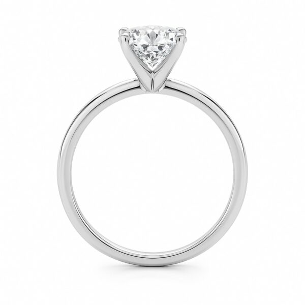 1 1/2 Carat Cushion Lab Grown IGI G/VS1 Diamond Solitaire Ring in 10K White Gold - Image 5