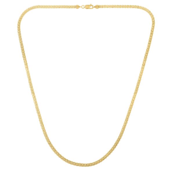 Ice Barrel Chain in 14k Yellow Gold (3.1 mm) - Image 3
