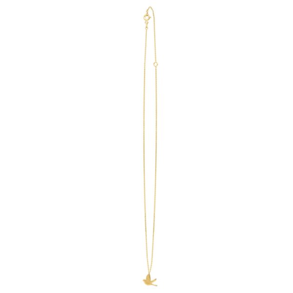 Dove Necklace in 14K Yellow Gold - Image 3