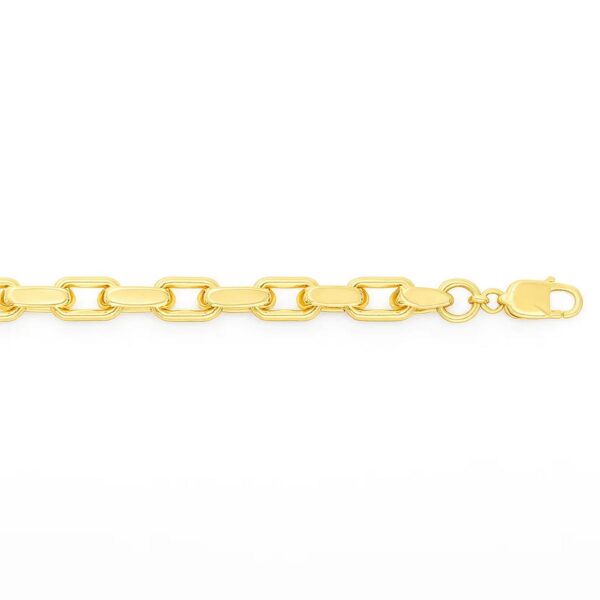 14k Yellow Gold French Cable Chain Bracelet  (3.60 mm) - Image 2