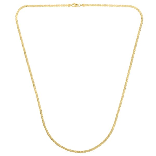 Ice Barrel Chain in 14k Yellow Gold (2.7 mm) - Image 3