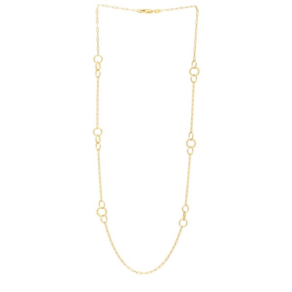 Twistted Link Necklace in 14K Yellow Gold - Image 3