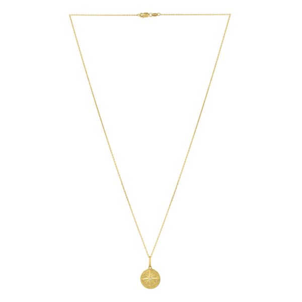 North Star Talisman Necklace in 14K Yellow Gold - Image 2