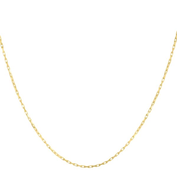 14k Yellow Gold French Cable Chain (1.3 mm) - Image 2