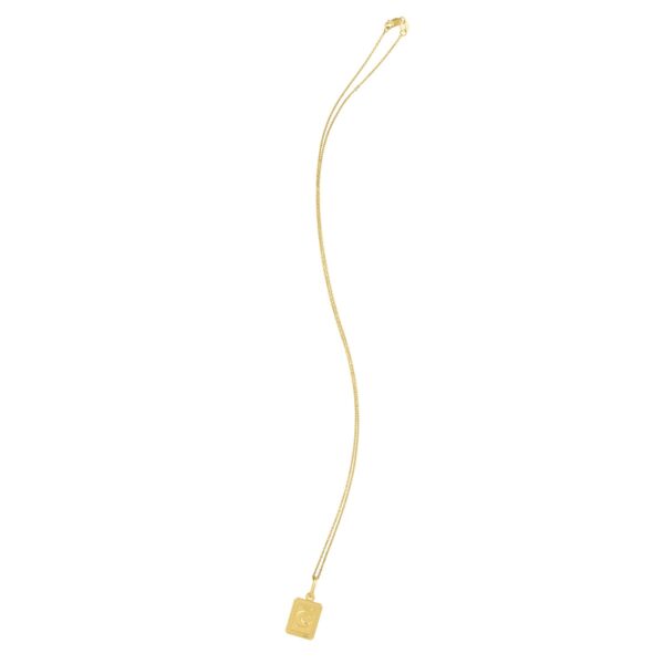 Moon and Stars Necklace in 14K Yellow Gold - Image 3