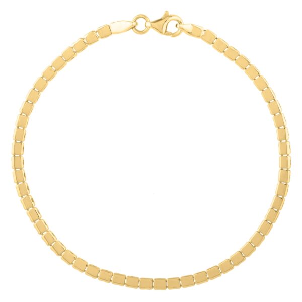 Mini Cube Bracelet in 14K Yellow Gold (2.60 mm) - Image 2