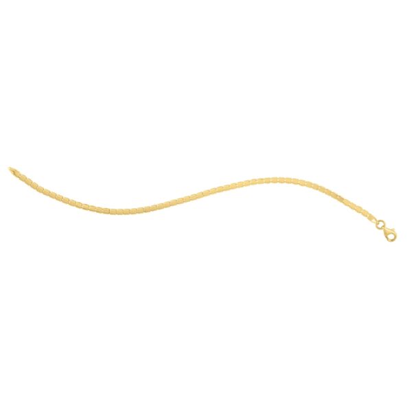 Mini Cube Bracelet in 14K Yellow Gold (2.60 mm) - Image 3
