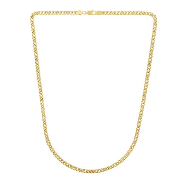 14k Yellow Gold Light Gourmette Chain (3.60 mm) - Image 3