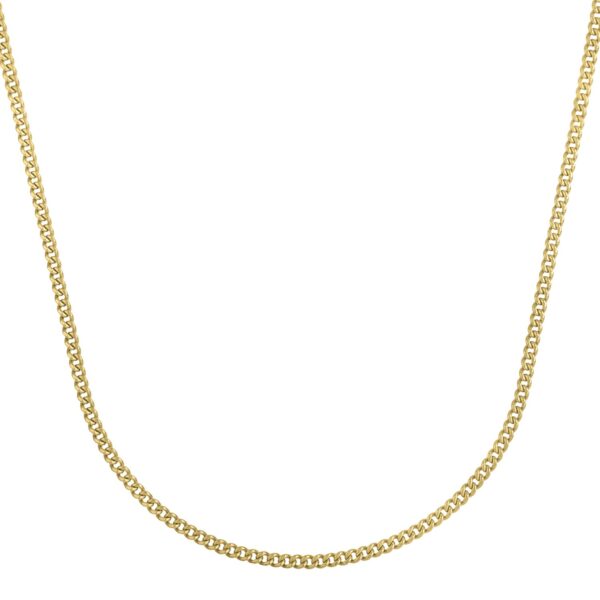 14k Yellow Gold Light Gourmette Chain (2.80 mm) - Image 2