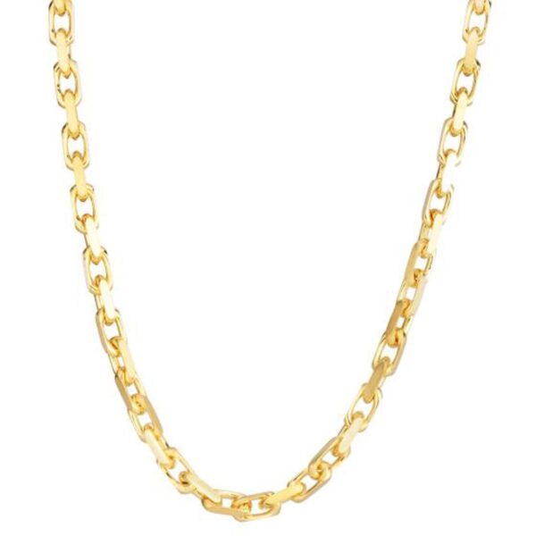 14k Yellow Gold French Cable Link Chain (4.80 mm) - Image 2