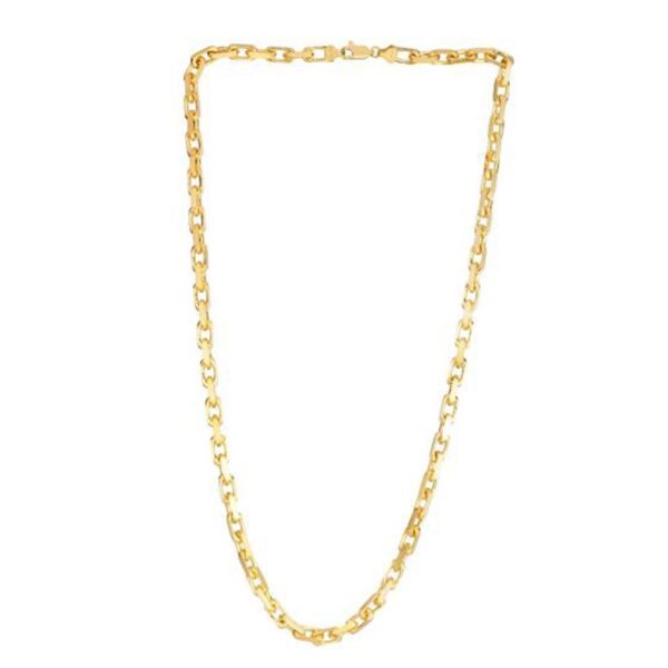 14k Yellow Gold French Cable Link Chain (4.80 mm) - Image 3